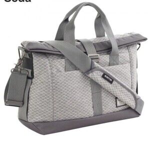 Burton Charter Messenger Bag Laptop Travel Light Gray